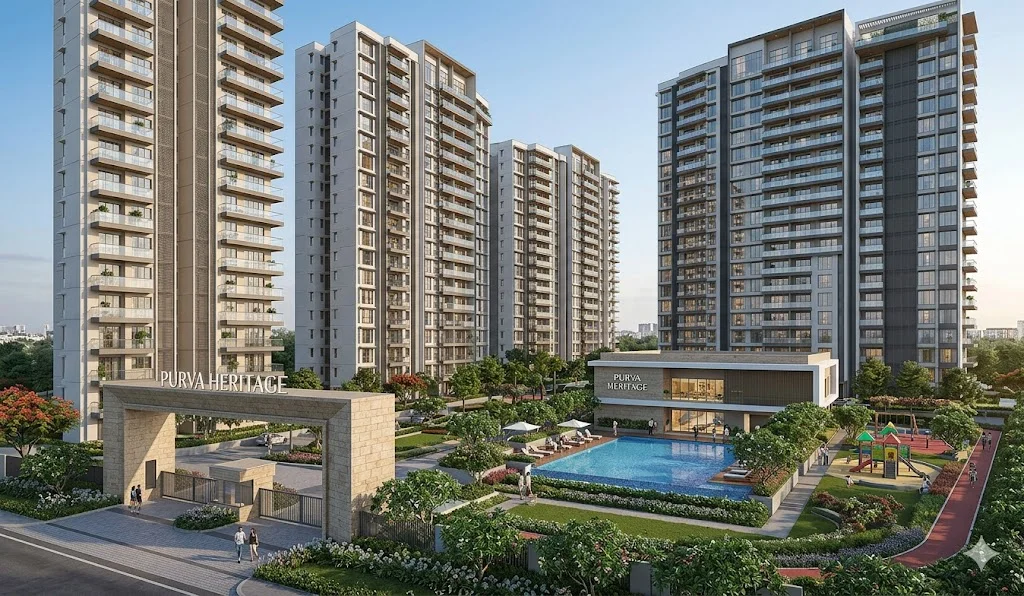 Purva Heritage Tower View Purva Heritage Tower View